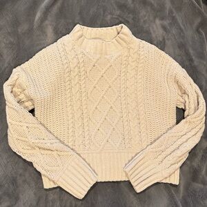 Hippie Rose Cream Knit Sweater